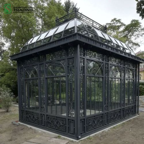 ornametal iron pavilion