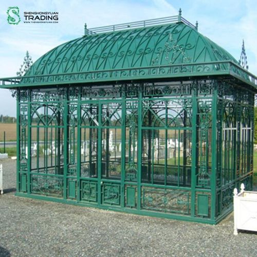 wrought iron greenhouse