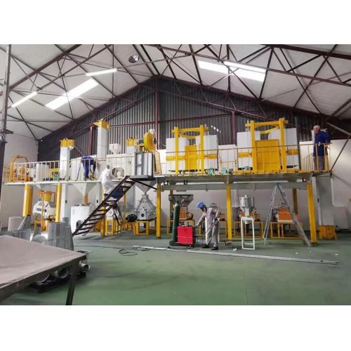 Swaziland 30-40TPD Steel Frame Maize Flour Mill Plant